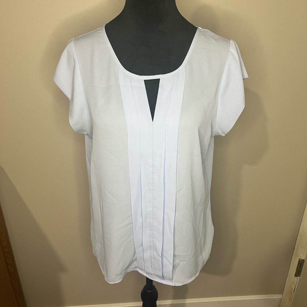 Express Powder Blue Blouse